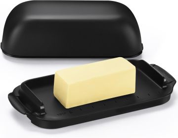 Butter Dish with Lid, Butter Container Holds for Countertop, Unbreakable Butter Keeper for Home Kitchen Decor