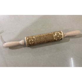 Rolling Pin Christmas Embossing (Option: 12style 35cm)