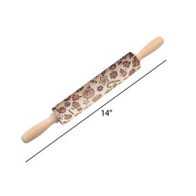 Rolling Pin Christmas Embossing (Option: 4style 43cm)